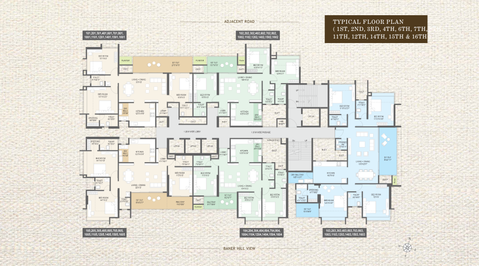 Yashada-Jubilee-Hills-Typical-Floor-Plan